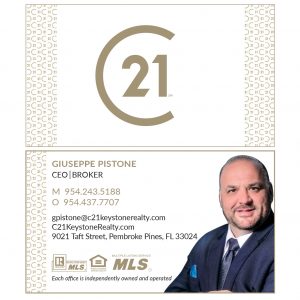 Century 21 Realty Business Card 4