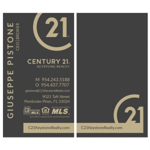 Century 21 Realty Business Card 5