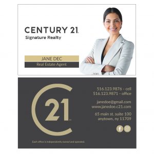 Century 21 Realty Business Card