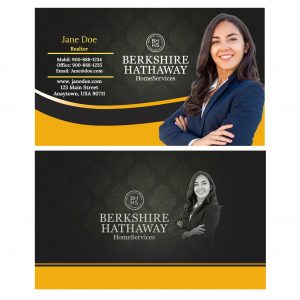 BERKSHIRE HATHAWAY REALTY BUSINESS CARD 8