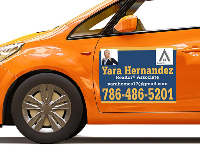 Yara Hernandez Realtor Car Magnet