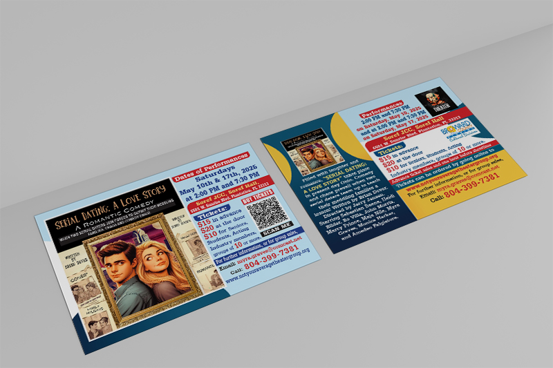 Lisa two sided postcards