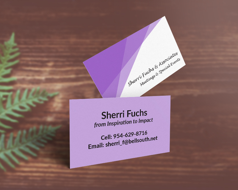 Sherri Fuchs business card