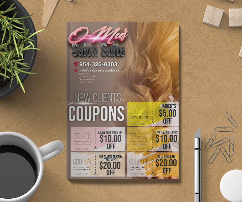 OMess Salon Suite Flyer