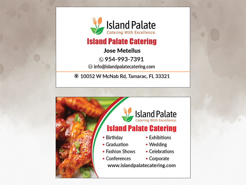 Island Palate-Catering Business-card