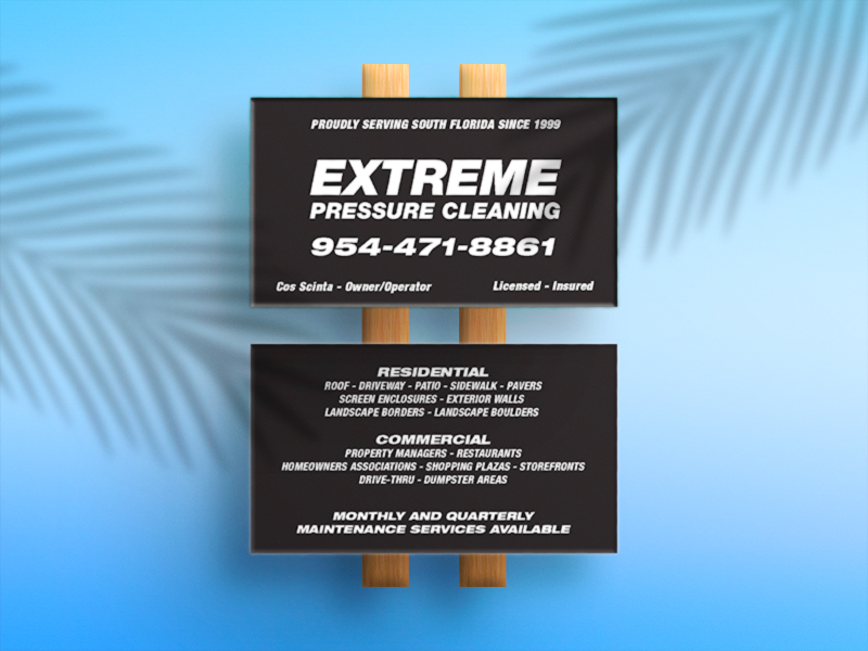 Extreme Pressure Cleaning Business_card