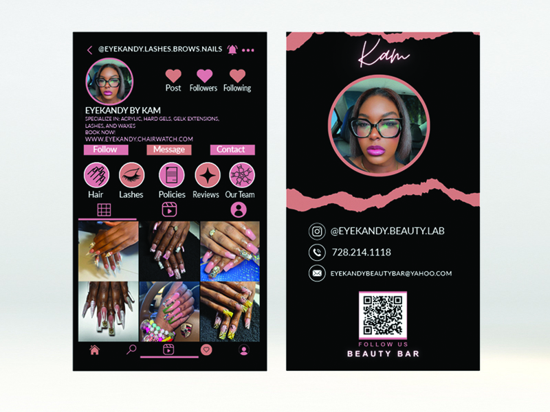 Eyekandya_By_Ka_Kameron Business Card