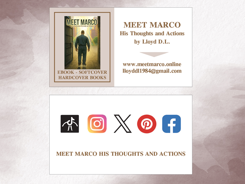 Meet Marco business card