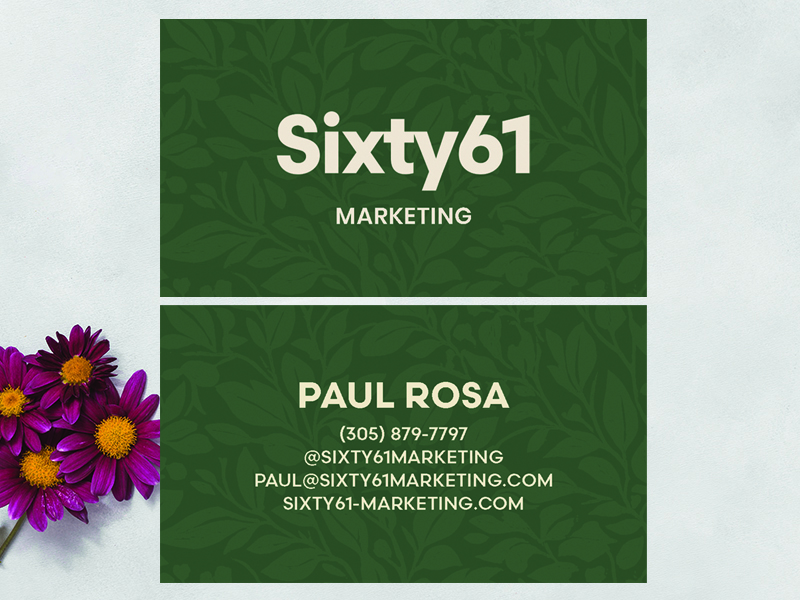 Sixty61 Marketing Business Card