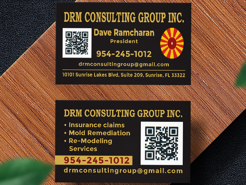 DRM consulting Business cards
