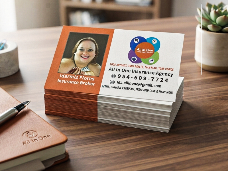 All_In_One_Insu_Carla_B__Idarmiz_Flores_-_20pt_glossy_Two_Sided_Full_Color_UV_Coated_Business_Card
