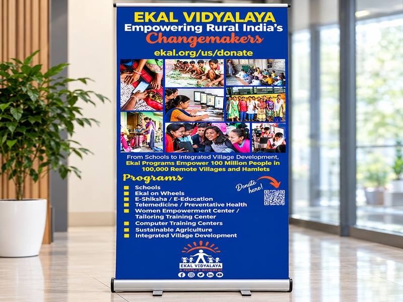 Ekal_Vidyalaya__Kalpesh_M_33x72_Standing_Banner_in_case