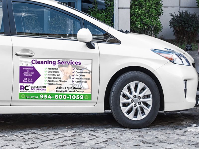 RC_Cleaning_Sol_Rudy_C_Cleaning_Services_28x16_Car_Magnets