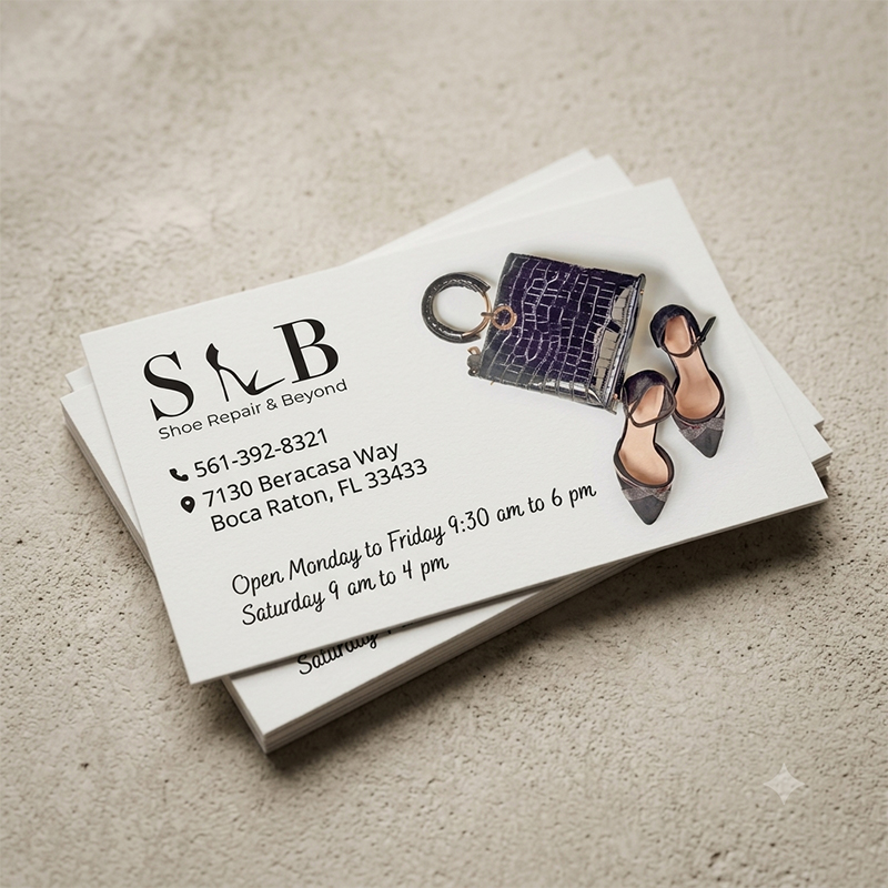 Shoe Repair Business Card